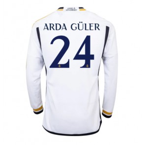 Maillot de foot Real Madrid Arda Guler #24 Domicile 2023-24 Manche Longue